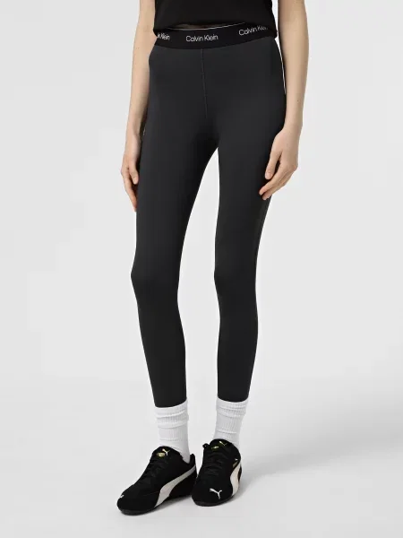 Легінси спортивні Calvin Klein перероблений поліестер/еластан чорний