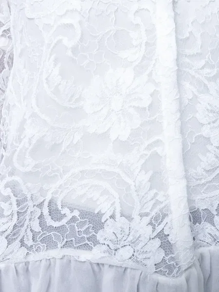 Bluză Givenchy cu broderie din dantelă alb