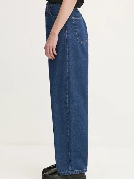 Carhartt WIP jeans W Brandon high waist albastru