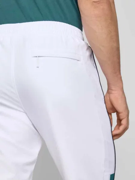 Spodnie dresowe z wyhaftowanym logo model CASPIO' Sergio Tacchini biały