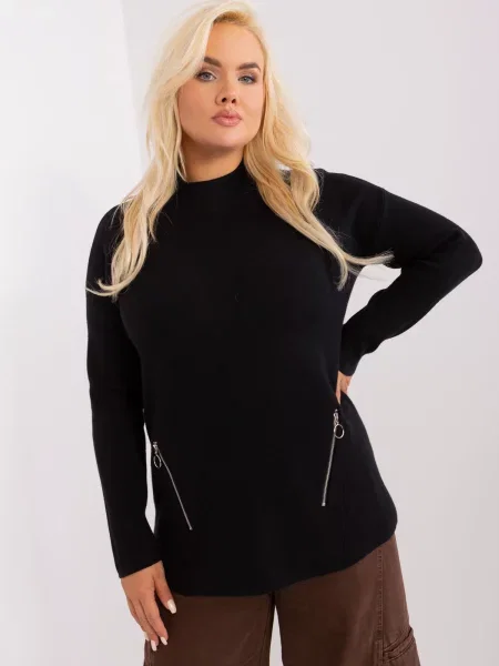 Pulover Fashionhunters negru