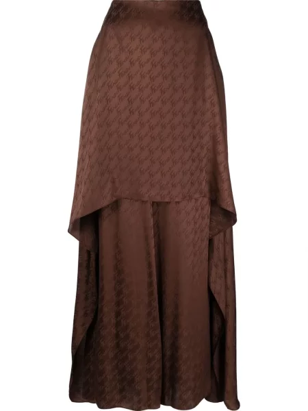 Pantaloni Fendi maro