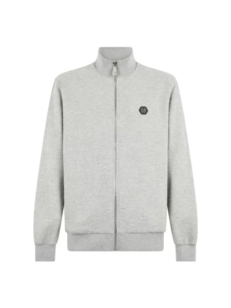 Bluza rozpinana Philipp Plein szara