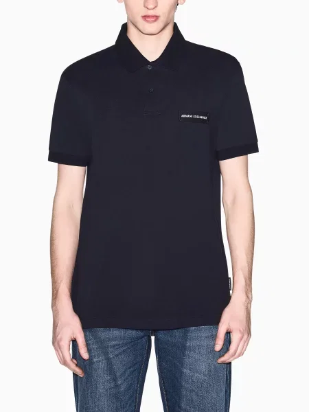 Поло Armani Exchange темно-синій синє