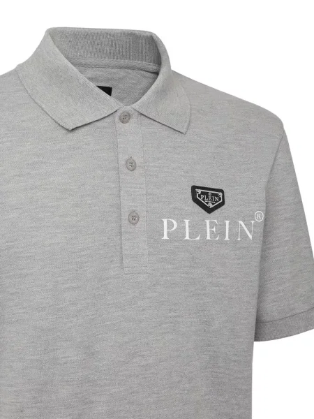 Polo marškinėliai Philipp Plein pilka