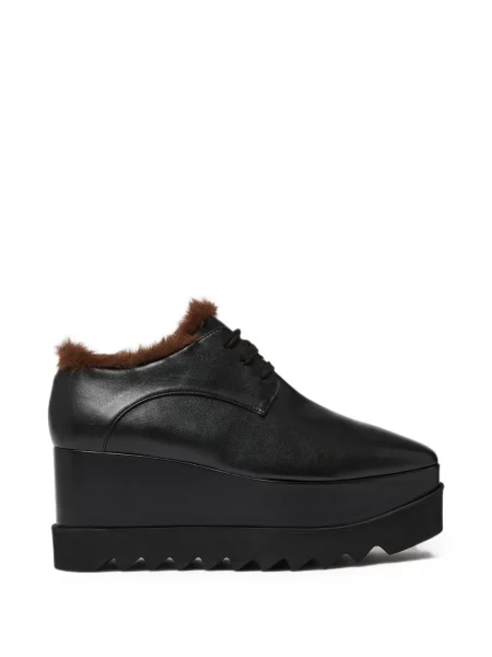 Top Stella Mccartney cu șireturi din dantelă negru