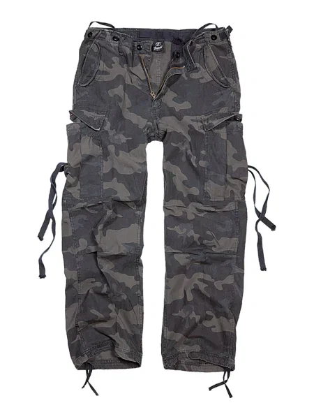 Brandit Pantaloni cu verde închis / maro închis / taupe gri