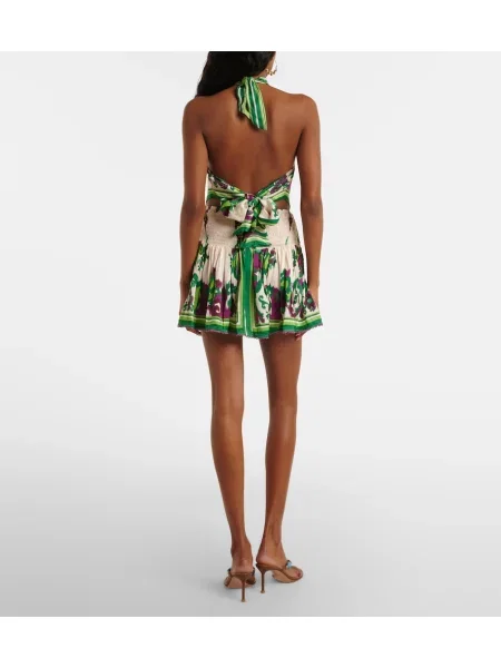 Fustă Poupette St Barth cu model floral verde