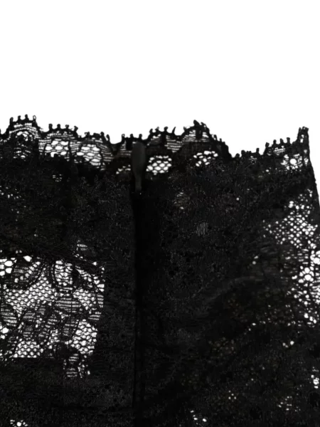 Top Dolce & Gabbana din dantelă negru