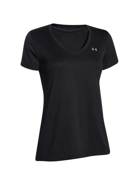 Tricou Under Armour cu decolteu în V negru