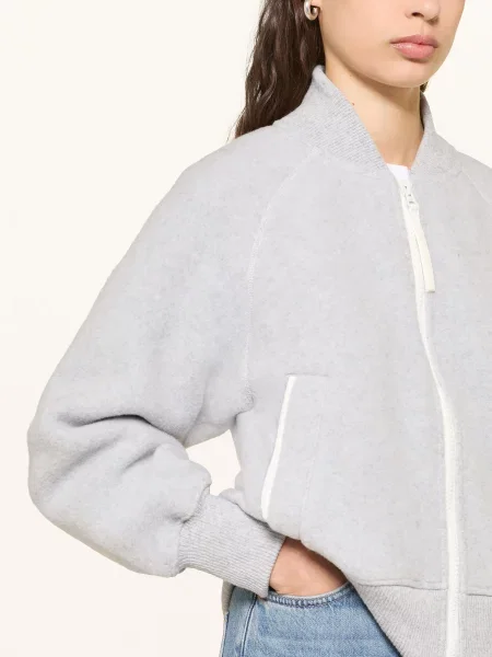 Canada Goose Fleecová Bunda Sierra šedá bílá