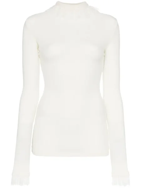 Top Philosophy Di Lorenzo Serafini tricotate alb