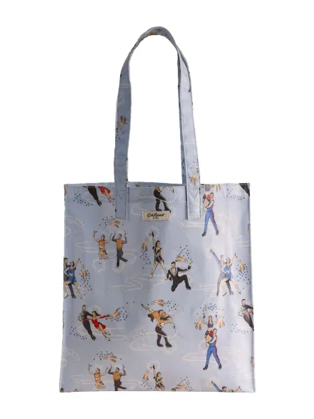 Cath Kidston Nakupovalna torba modra / golobje modra / črna / off-bela bela