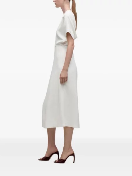 Rochie midi Victoria Beckham alb
