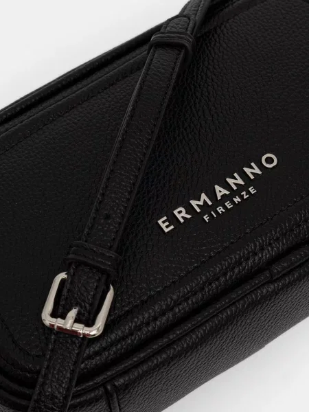ERMANNO Firenze Keresztpántos táska női műbőr fekete