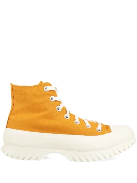 Platform talpú bőr futó sneaker Converse Chuck 70 fehér