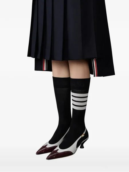 Pantofi cu toc Thom Browne slingback alb