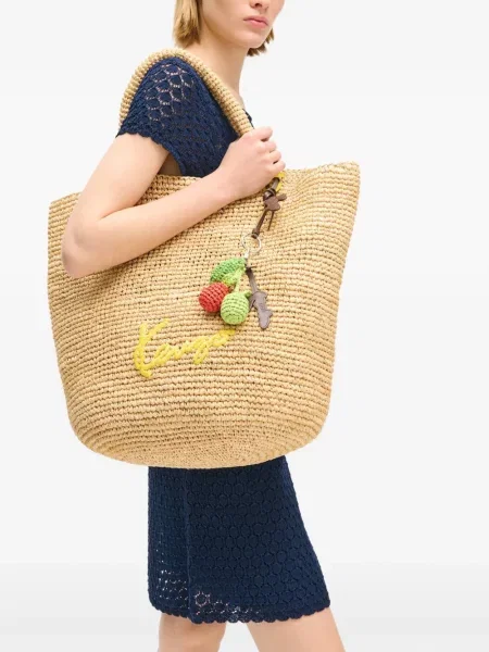 Geantă shopper Kenzo cu broderie