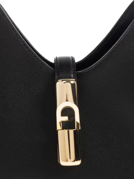 Geanta de piele Furla din piele negru