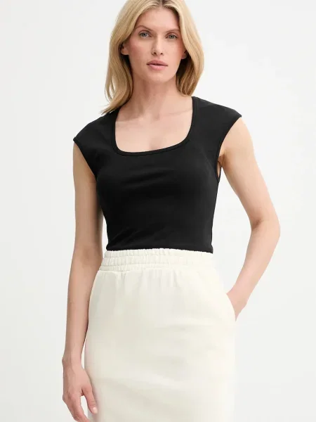 Тениска Answear.LAB дамска черно