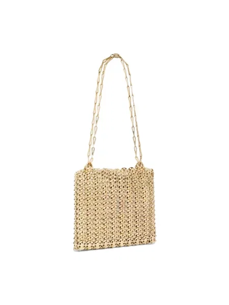 Lekka torebka Paco Rabanne żółta