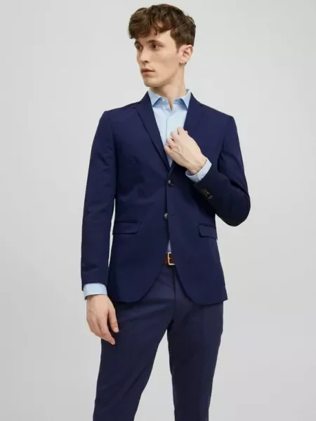Μπουφάν Jack & Jones μπλε