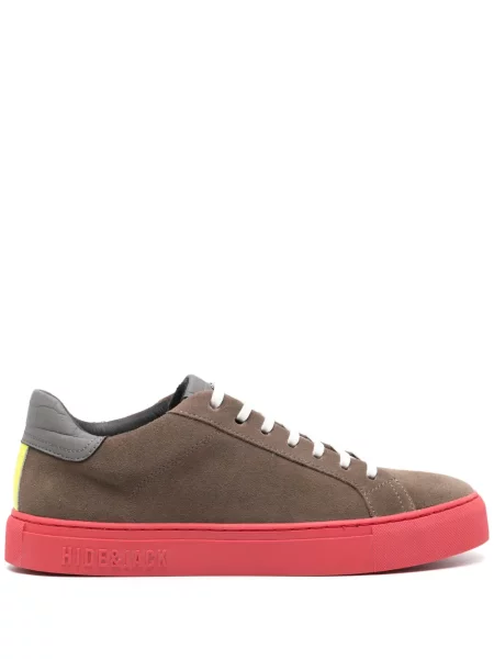 Sneakerși Hide&jack din piele de căprioară maro
