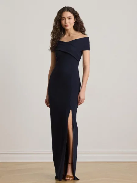 Lauren Ralph Lauren Večerné šaty námornícka modrá