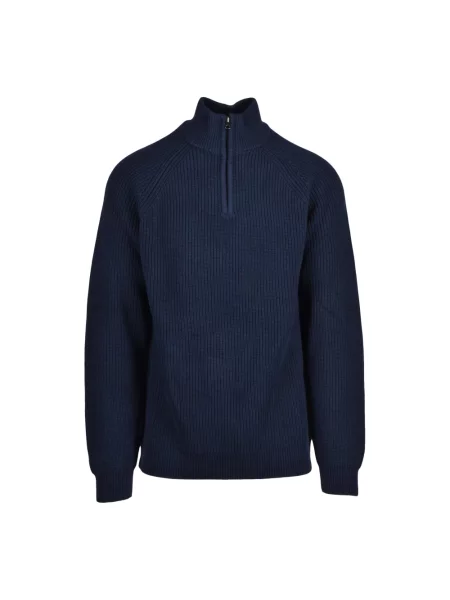 Dzianinowy sweter Anerkjendt niebieski