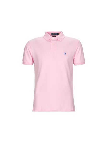 Polo majica Polo Ralph Lauren s kratkimi rokavi z mrežo modra