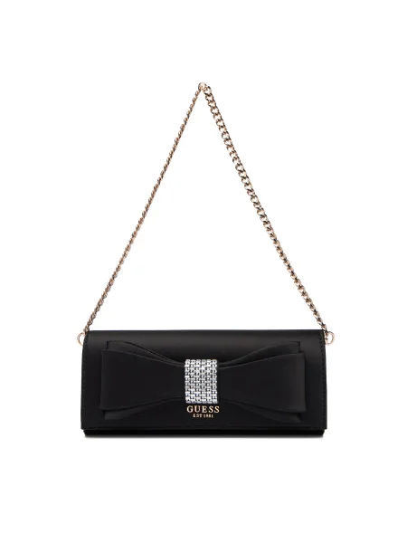 Guess Дамска чанта Elsie Mini черен