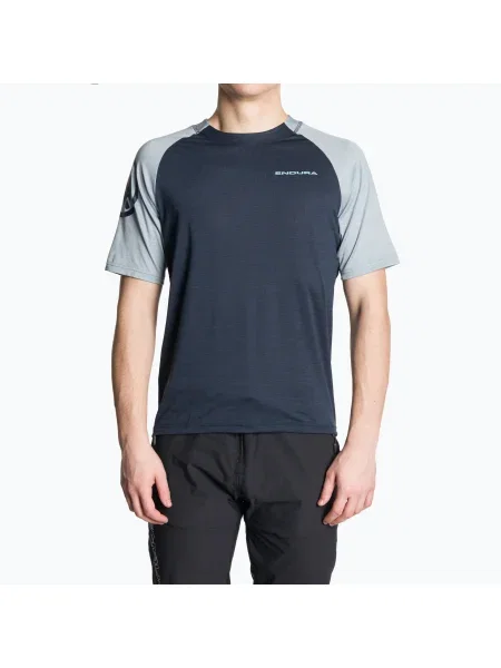 Tricou de ciclism pentru bărbați Endura Singletrack ink blue albastru