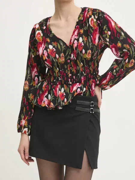 Chiara Ferragni spódnica mini prosta czarny