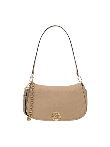 MICHAEL Michael Kors torebka crossbody skórzana beżowa