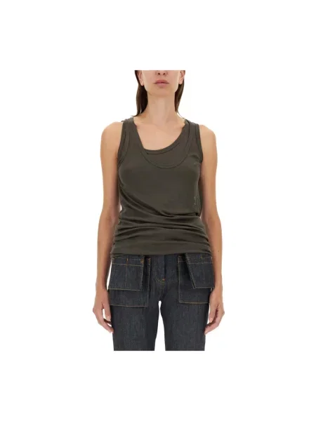 Top Helmut Lang szary