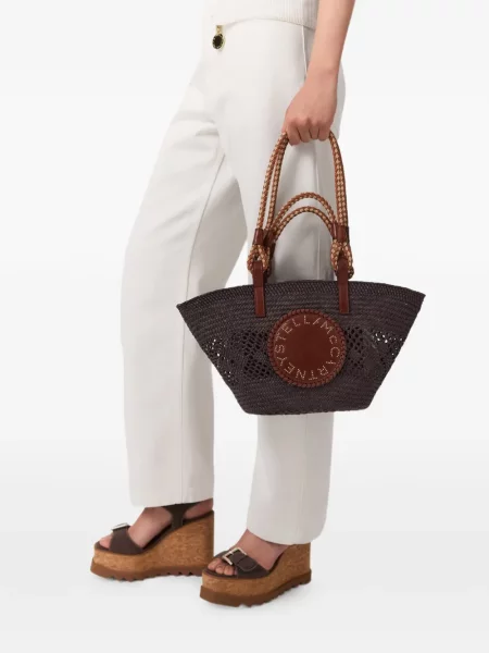 Shopper torbica Stella Mccartney smeđa