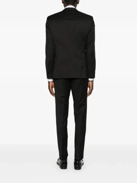 Costum Boss cu rever negru