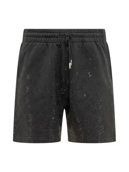 Szorty Casablanca z kryształkami czarne