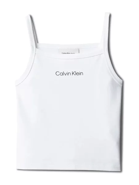 Calvin Klein Jeans top za djecu bijela