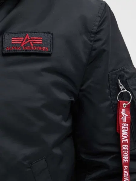 Alpha Industries bomber dzseki D-Tec SE fekete