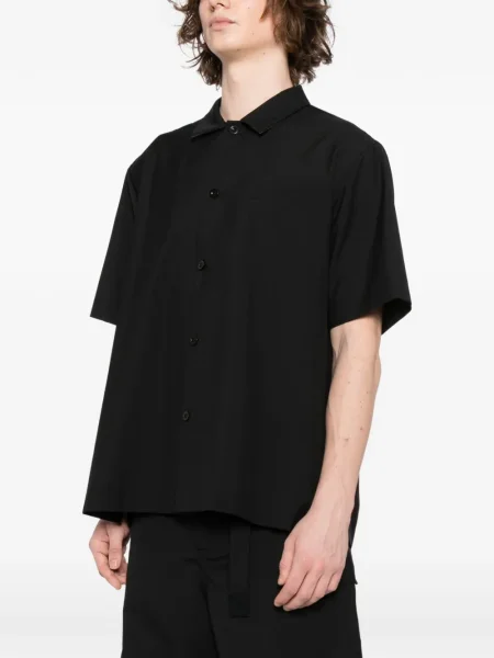 Cămașă Sacai scurtă negru