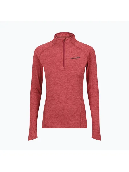 Tricou de alergare pentru femei Train Elite Mid Half Zip dusty rose roz