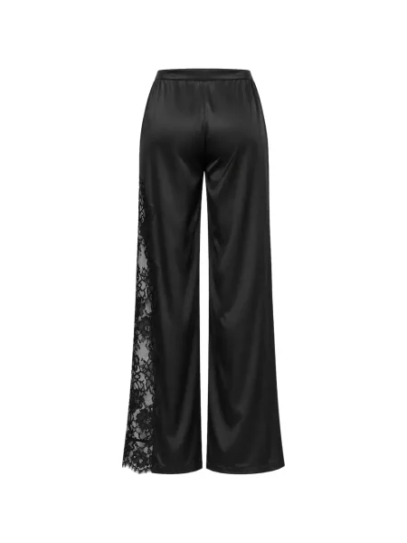Kelnės Fleur Du Mal satino juoda