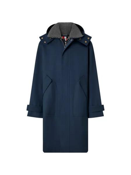 Palton Thom Browne albastru