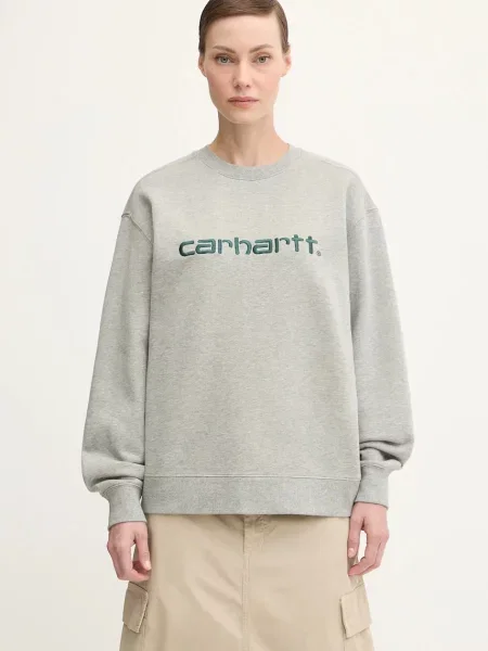 Carhartt WIP bluză W Carhartt Sweat melanj gri
