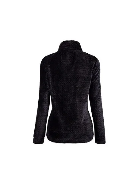 Női pulóver Aulp Becco Coral Fleece black. Méret: S fekete