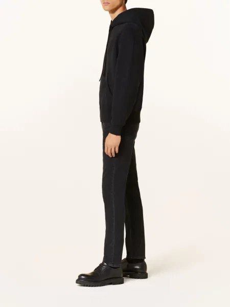 Closed Jeansy Unity Slim Fit schwarz czarne