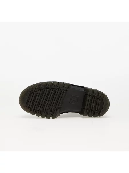 Lekkie botki Dr. Martens skórzane na płaskim obcasie czarne
