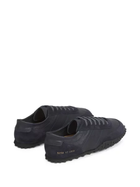 Sneakerși Common Projects din piele cu tepi albastru