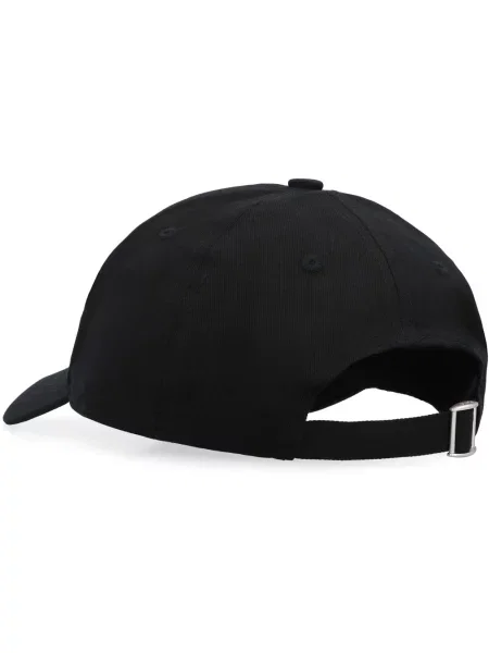 Drôle de Monsieur czapka z daszkiem La Casquette Slogan z aplikacją czarny